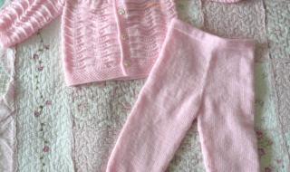 6-12个月婴儿毛衣编织 手工编织宝宝毛衣